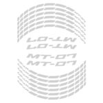 Bandă reflectorizantă (gri) - Yamaha MT-07 2014-2023