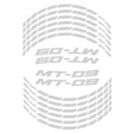 Bandă reflectorizantă (gri) - Yamaha MT-09 2013-2023