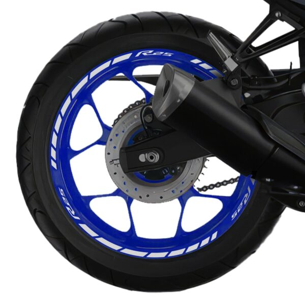 Bandă reflectorizantă (gri) - Yamaha YZF R25 / YZF R3 2015-2023 de la GP Kompozit