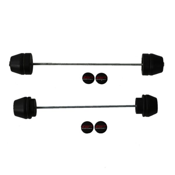 Protecție cadru ax față-spate slider roată (negru) - Yamaha MT-09 2013-2016 de la GP Kompozit