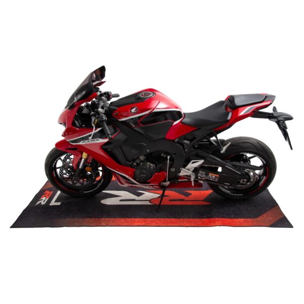 Covor motocicletă negru-roșu RR, produs universal de la GP Kompozit