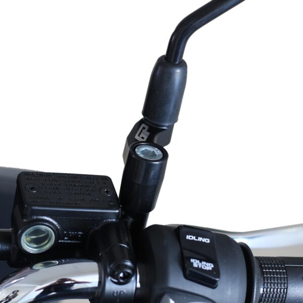 Inaltatoare oglinzi (negre) - Honda PCX 125 / PCX 150 2014-2024 de la GP Kompozit