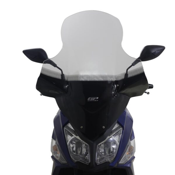 Parbriz cu bride prindere fumuriu - SYM Jet 14 2017-2024 (79 cm) de la GP Kompozit