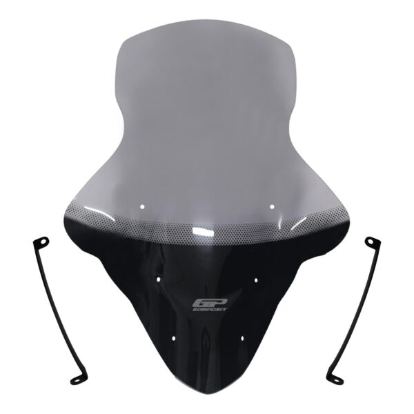 Parbriz cu bride prindere fumuriu - Yamaha NMAX 125 / NMAX 155 2015-2020 (74 cm) de la GP Kompozit