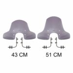 Parbriz fumuriu - Peugeot Django 2015-2023 (43 cm)