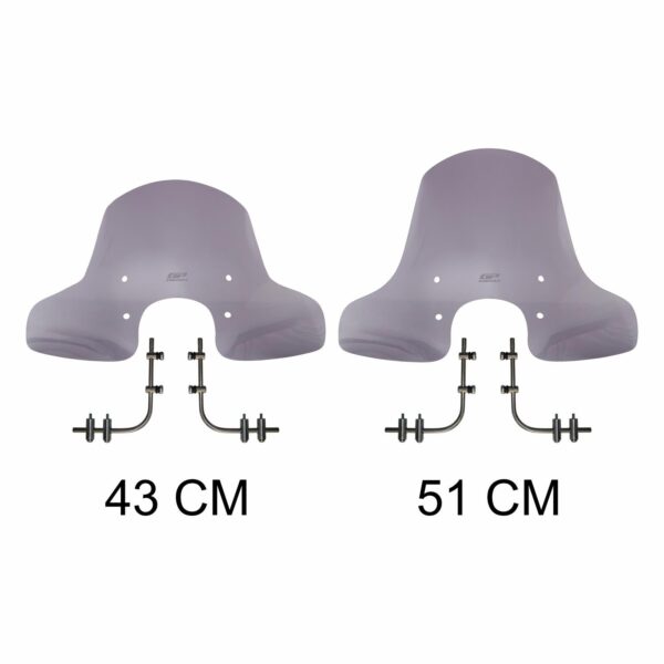 Parbriz fumuriu - Peugeot Django 2015-2023 (51 cm) de la GP Kompozit