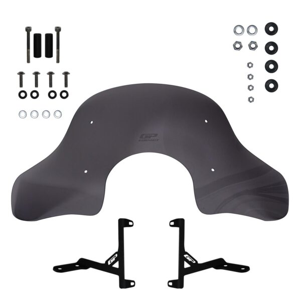 Parbriz fumuriu - SYM Fiddle 2009-2023 (33 cm) de la GP Kompozit