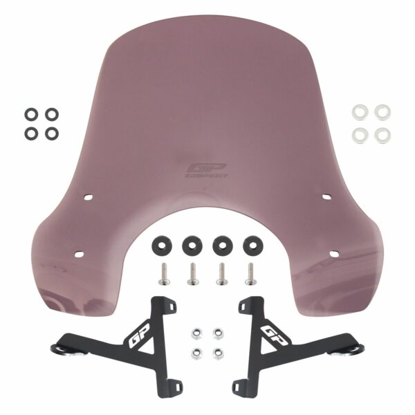 Parbriz fumuriu - SYM Fiddle 2024 (40 cm) de la GP Kompozit