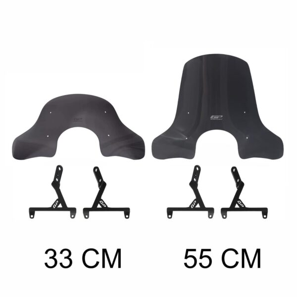 Parbriz fumuriu - SYM Fiddle 2024 (33 cm) de la GP Kompozit