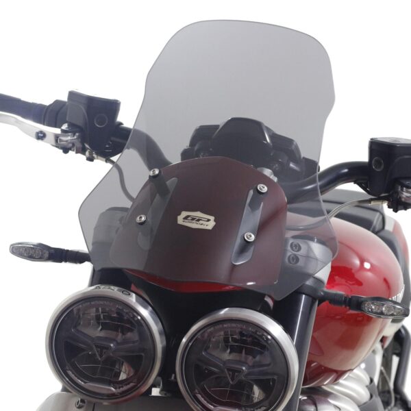 Parbriz fumuriu - Triumph Rocket 3 R / GT 2010-2023 (46 cm) de la GP Kompozit