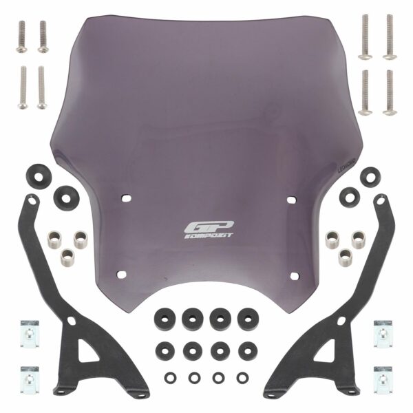 Parbriz fumuriu - Benelli Leoncino 250 / Leoncino 500 2019-2020 (33 cm) de la GP Kompozit