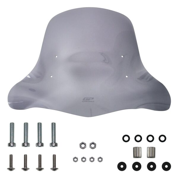 Parbriz fumuriu cu prinderi - SYM Orbit II 50 2022-2023 (48 cm) de la GP Kompozit