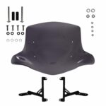 Parbriz fumuriu cu prinderi pentru scutere (44 cm)