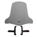 Parbriz fumuriu cu prinderi pentru scutere (59 cm)