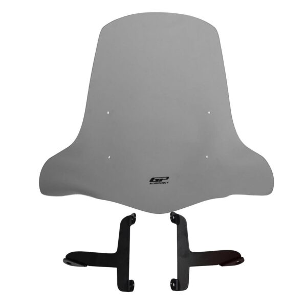 Parbriz fumuriu cu prinderi pentru scutere (44 cm), produs universal de la GP Kompozit