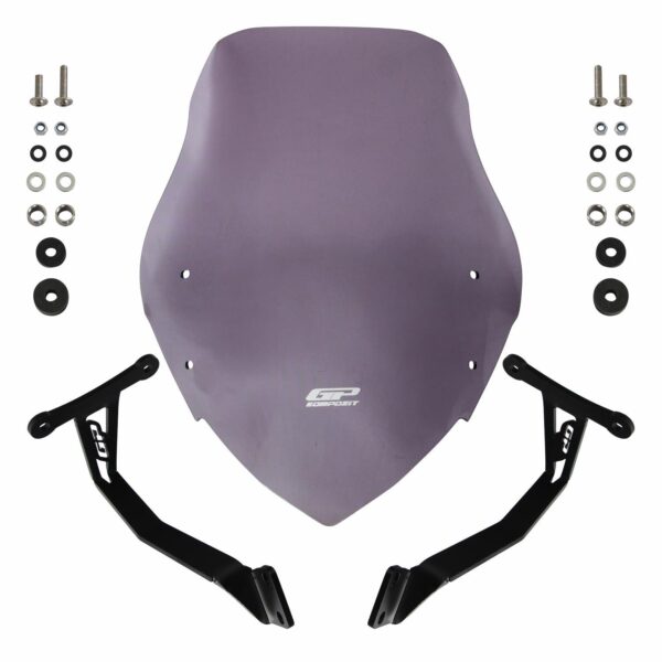 Parbriz fumuriu - Honda CB 125F 2021-2024 (48 cm) de la GP Kompozit