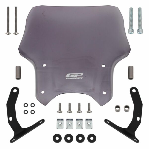 Parbriz fumuriu - Honda CB 125R / CB 250R / CB300R 2012-2024 (33 cm) de la GP Kompozit