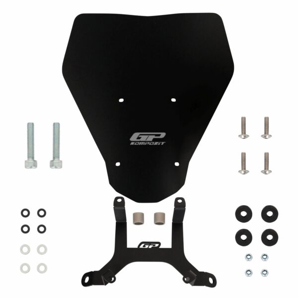 Parbriz (negru) - KTM 125 Duke / 200 Duke / 250 Duke / 390 Duke 2024 (34 cm) de la GP Kompozit