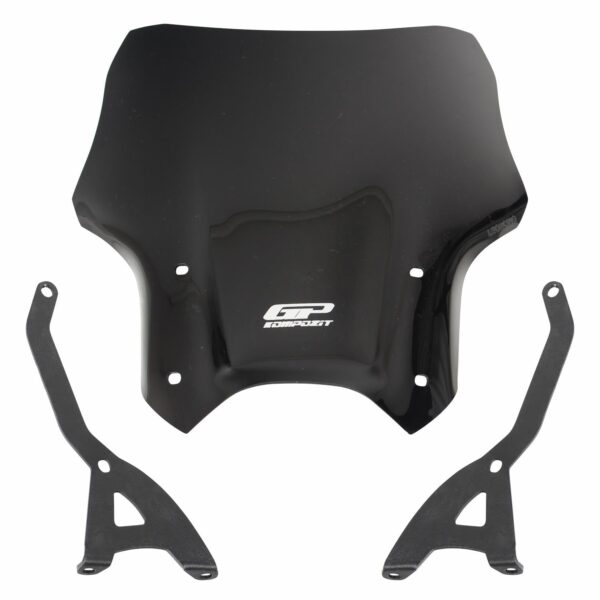 Parbriz (negru) - Benelli Leoncino 250 / Leoncino 500 2019-2020 (33 cm) de la GP Kompozit