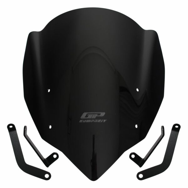 Parbriz (negru) - CFMOTO 400 NK / 650 NK 2017-2020 (34 cm) de la GP Kompozit