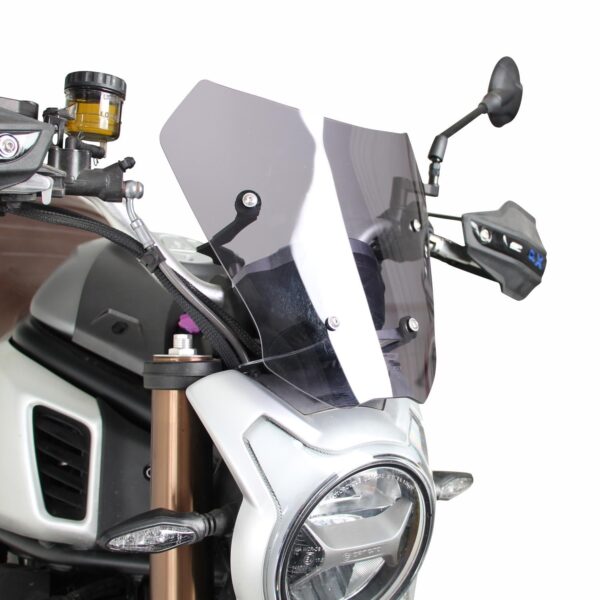 Parbriz (negru) - CFMOTO 700 CL-X 2022-2023 (27 cm) de la GP Kompozit