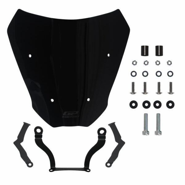 Parbriz (negru) - CFMOTO 700 CL-X 2022-2023 (27 cm) de la GP Kompozit