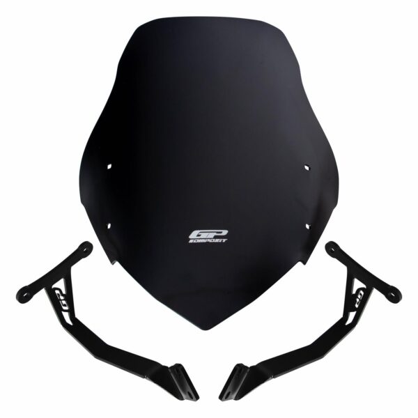 Parbriz (negru) - Honda CB 125F 2021-2024 (48 cm) de la GP Kompozit