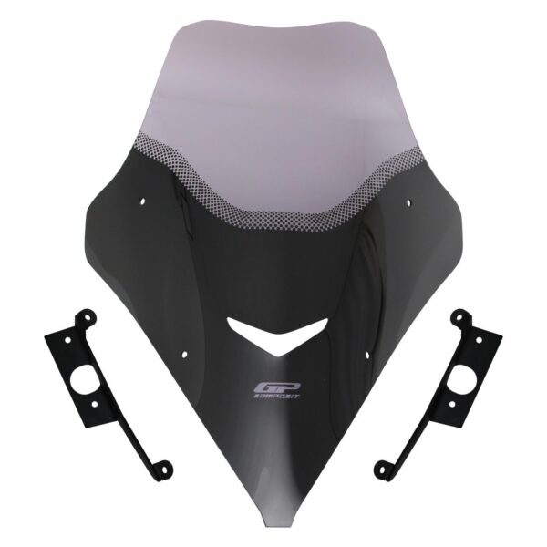 Parbriz scurt fumuriu - SYM Jet X 125 2022-2023 (56 cm) de la GP Kompozit