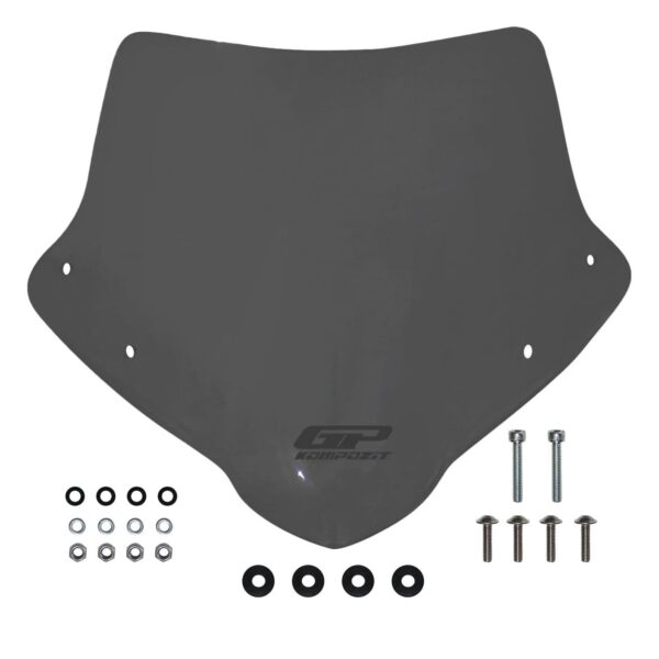 Parbriz scurt fumuriu - Honda CB 500F 2014-2020 (30 cm) de la GP Kompozit