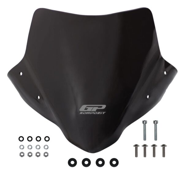 Parbriz scurt (negru) - Honda CB 500F 2014-2020 (30 cm) de la GP Kompozit