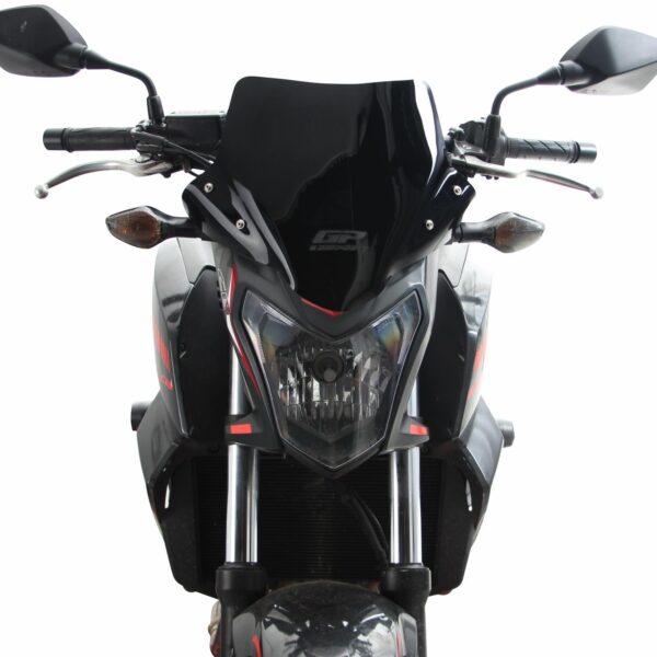 Parbriz scurt (negru) - Honda CB 650F 2014-2020 (30 cm) de la GP Kompozit