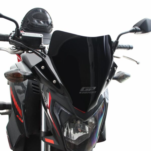Parbriz scurt (negru) - Honda CB 650F 2014-2020 (30 cm) de la GP Kompozit