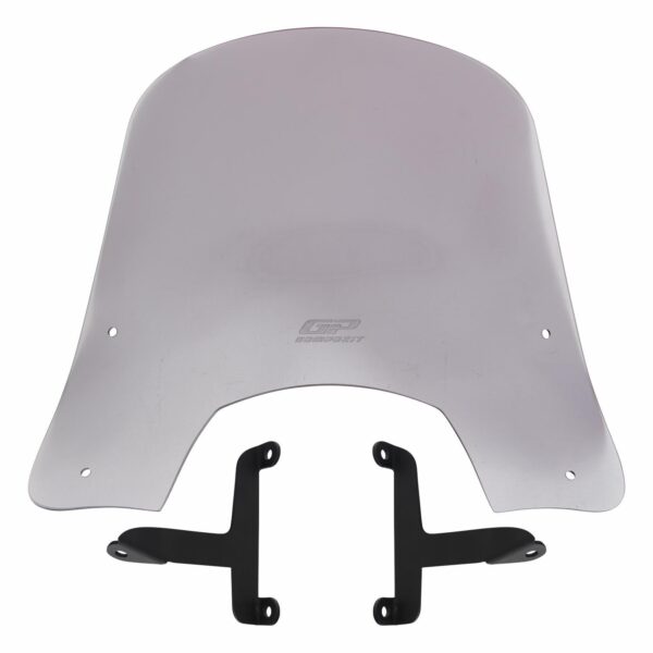 Parbriz scurt scuter fumuriu (42 cm), produs universal de la GP Kompozit