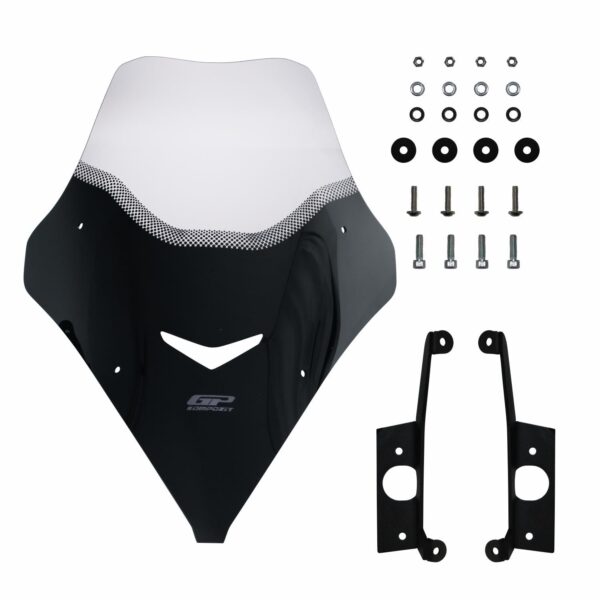 Parbriz scurt transparent - SYM Jet X 125 2022-2023 (56 cm) de la GP Kompozit