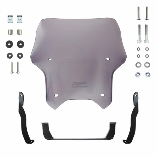 Parbriz sport fumuriu - CFMOTO 250 NK / 300 NK 2018-2022 (33 cm) de la GP Kompozit