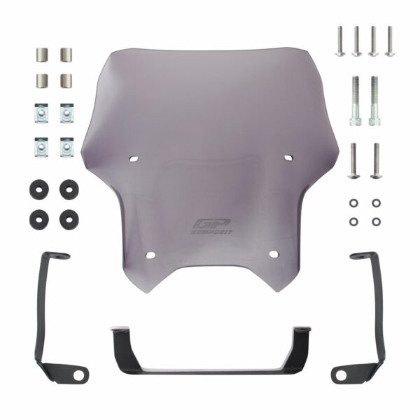 Parbriz sport fumuriu - CFMOTO 250 NK / 300 NK 2023-2024 (33 cm) de la GP Kompozit