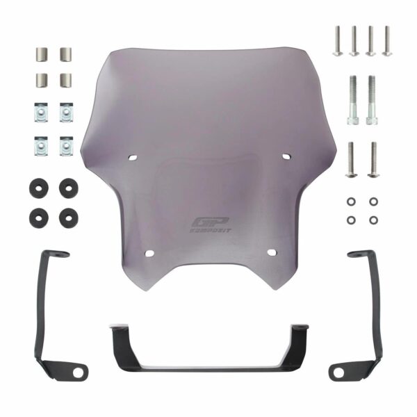 Parbriz sport fumuriu - CFMOTO 250 NK / 300 NK 2023-2024 (33 cm) de la GP Kompozit