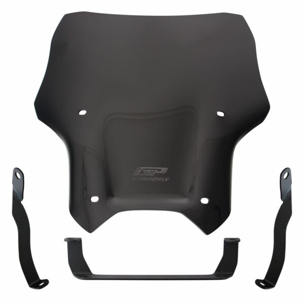 Parbriz sport (negru) - CFMOTO 250 NK / 300 NK 2018-2022 (33 cm) de la GP Kompozit