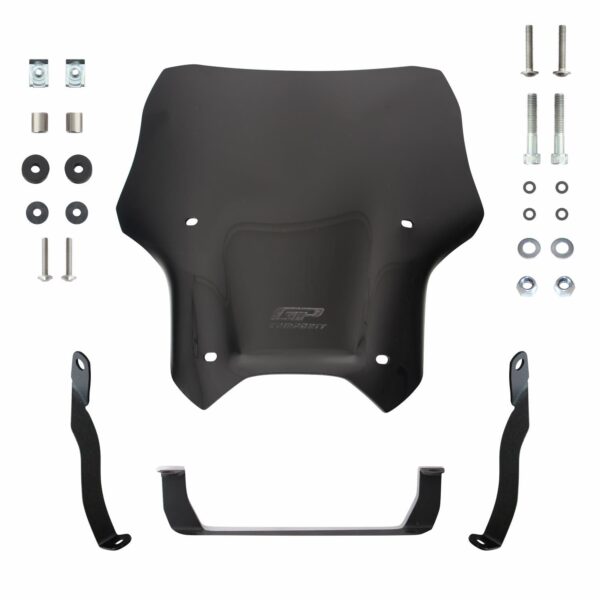 Parbriz sport (negru) - CFMOTO 250 NK / 300 NK 2018-2022 (33 cm) de la GP Kompozit