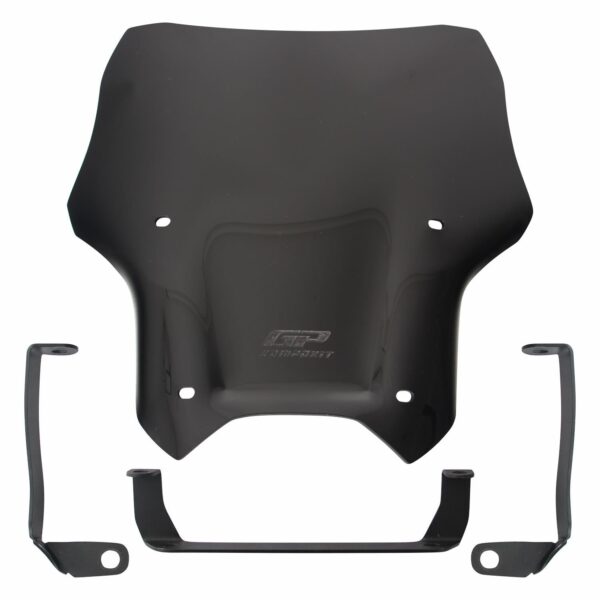 Parbriz sport (negru) - CFMOTO 250 NK / 300 NK 2023-2024 (33 cm) de la GP Kompozit