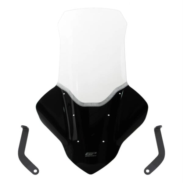 Parbriz touring cu handguard transparent - Yamaha NMAX 125 / NMAX 155 2021-2024 (82 cm) de la GP Kompozit