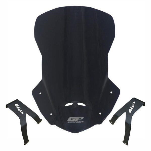 Parbriz touring fumuriu - Honda CRF 250L / CRF 300L 2013-2024 (42 cm) de la GP Kompozit