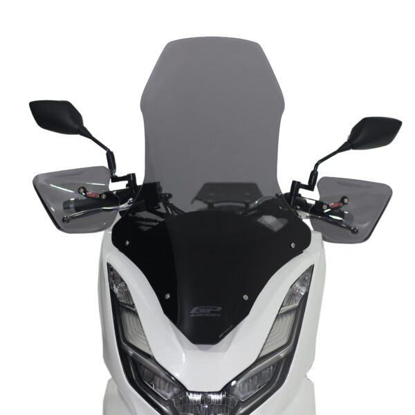 Parbriz touring fumuriu - Honda PCX 125 / PCX 150 2021-2024 (79 cm) de la GP Kompozit