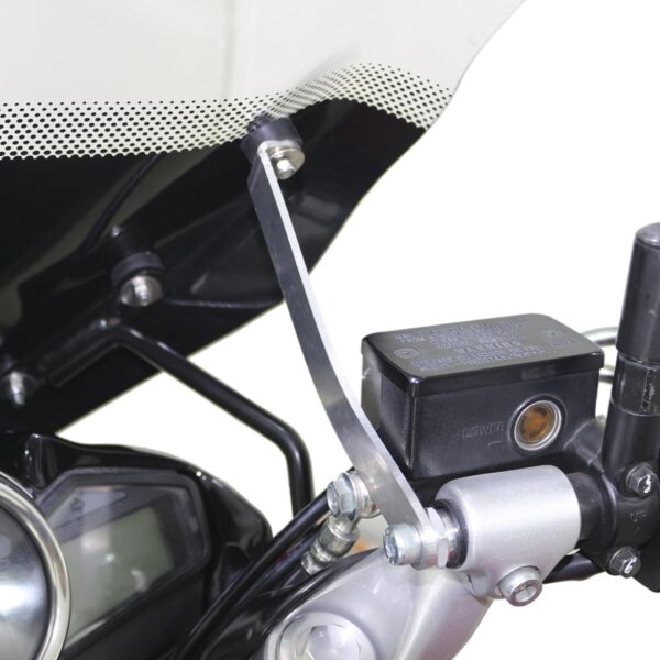 Parbriz touring fumuriu - Suzuki GW250 Inazuma 2012-2016 (65 cm) de la GP Kompozit