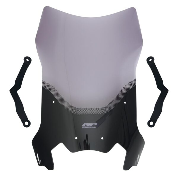 Parbriz touring fumuriu - CFMOTO 250 CL-X / 300 CL-X 2022-2023 (55 cm) de la GP Kompozit