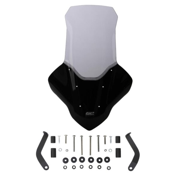 Parbriz touring fumuriu cu handguard - Yamaha NMAX 125 / NMAX 155 2021-2024 (74 cm) de la GP Kompozit