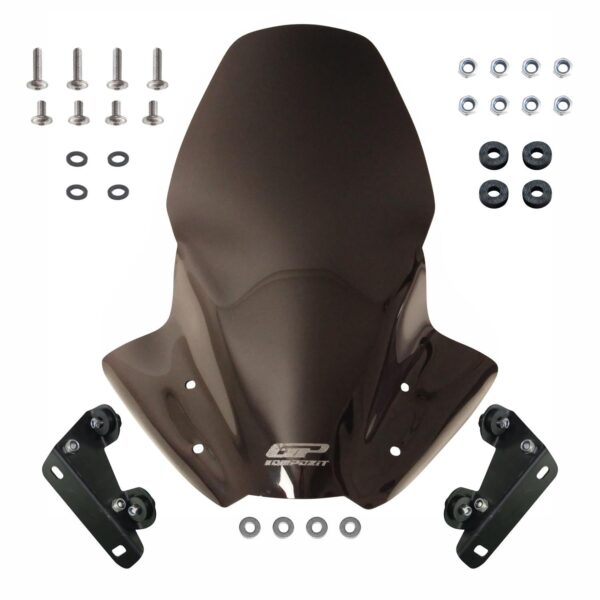 Parbriz touring (negru) - Yamaha MT-07 2018-2020 (37 cm) de la GP Kompozit