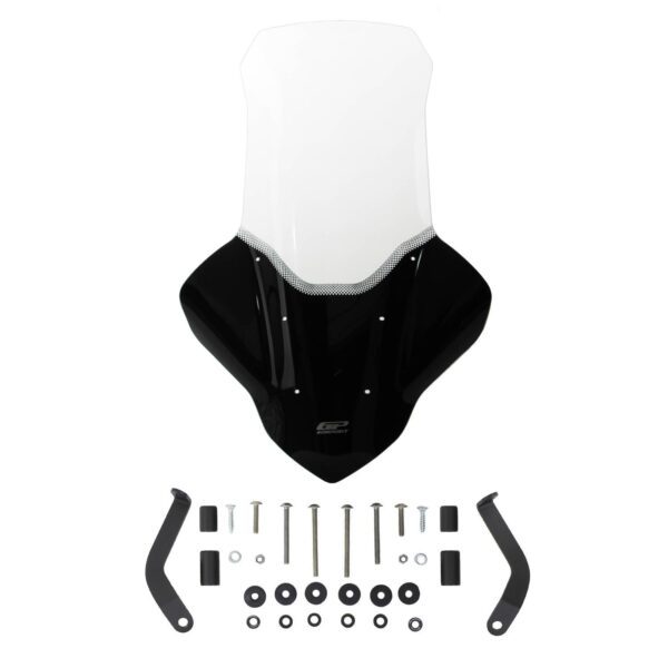 Parbriz touring transparent cu handguard - Yamaha NMAX 125 / NMAX 155 2021-2024 (74 cm) de la GP Kompozit