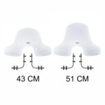 Parbriz transparent - Peugeot Django 2015-2023 (51 cm)