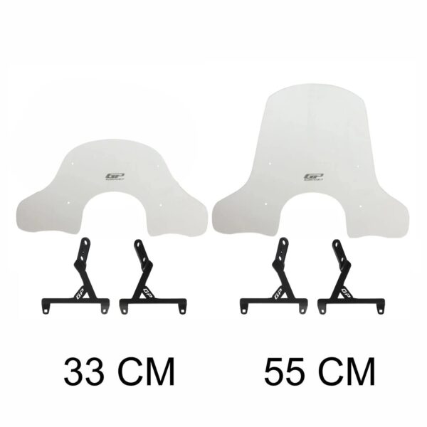 Parbriz transparent - SYM Fiddle 2024 (33 cm) de la GP Kompozit